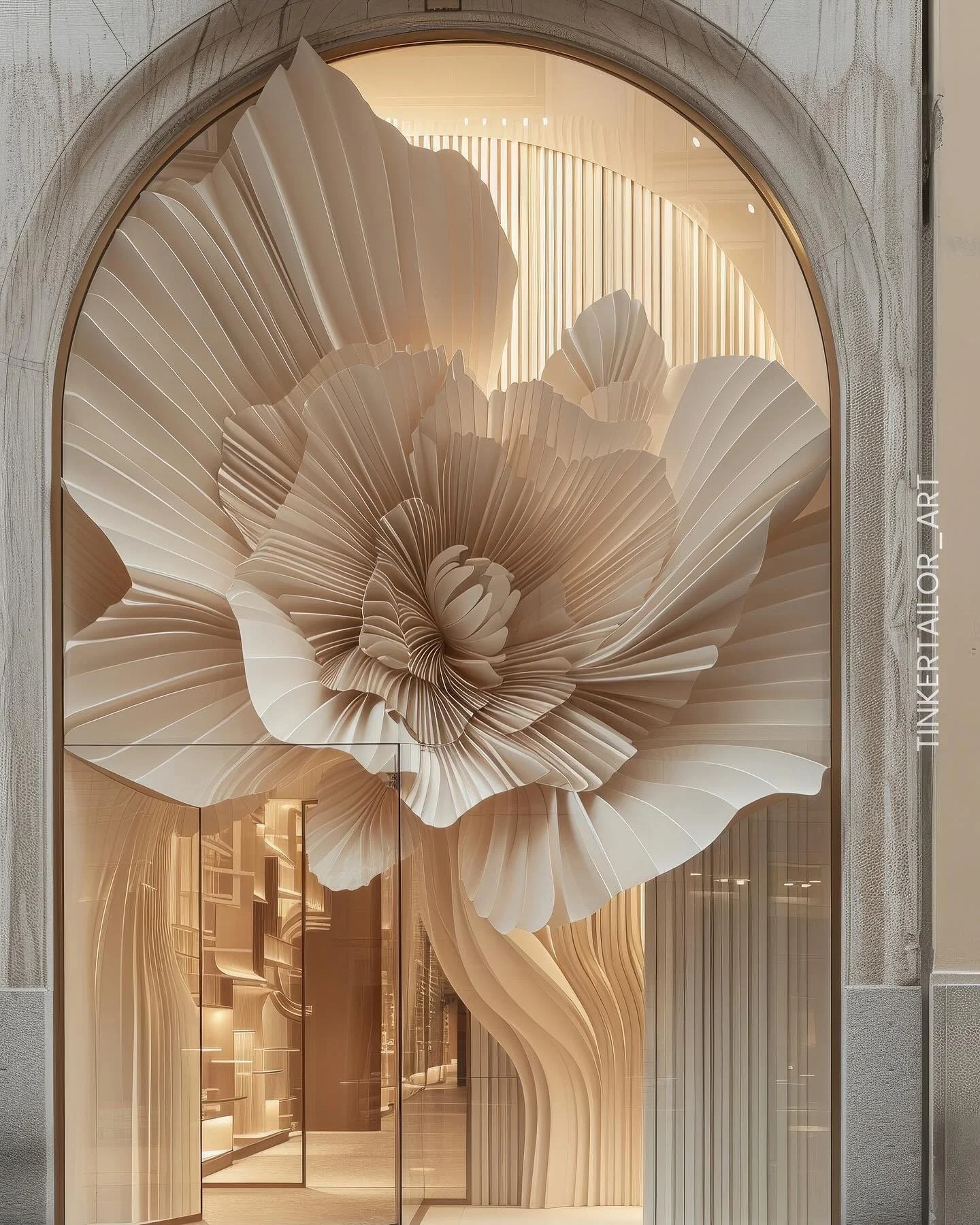 Ivory flower architecture